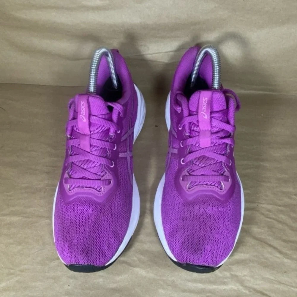 Asics Jolt 4 Running Shoes Mens 7 Purple Solid Mesh Lace Up Lightweight Sneakers